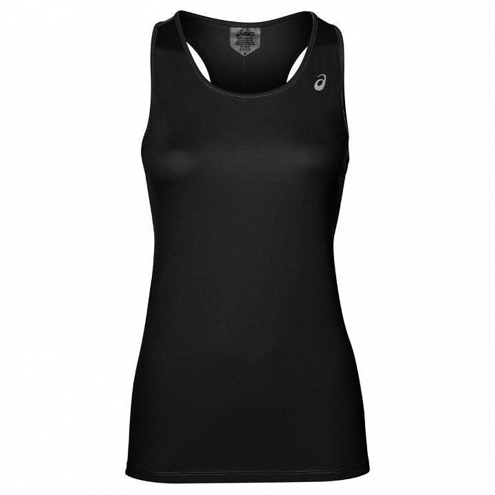 ASICS Silver Tank Black